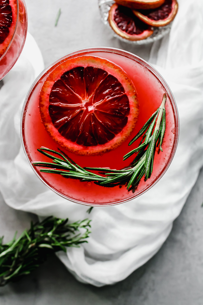 Blood Orange Gin Fizz